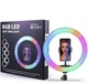 Кольцевая лампа Черный MJ26 RGB 26см (SH7711182) - изображение 2