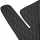 Коврики в салон Inliner для BMW 5 E60 '03-10 из экокожи Wave Style черные (комплект) - изображение 5