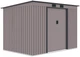 Садовий будинок сарай із навісом для інструментів OREGON 9x6 Warm Grey 261x171 cm 004041 - зображення 7