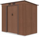 Садовий будинок сарай із навісом для інструментів OREGON 7x4 Walnut 201x121 cm 004030 - зображення 3
