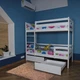 Двоярусне ліжко з ящиками Sportbaby Babyson 6 80x190 см - зображення 5
