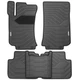Коврики в салон Inliner для Mercedes R-Class W251 '05-13 long Geometric Design из экокожи серые с черной тесьмой (комплект) - изображение 1