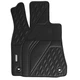 Коврики в салон Inliner для Lexus IS '13- 2WD из экокожи Wave Style черные с шильдиками (комплект) - изображение 3