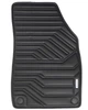 Килимки в салон Inliner для Volkswagen ID.5 '22- з екошкіри Geometric Design чорні з шильдиками (комплект) - зображення 3