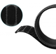 Ремешок 22мм нейлоновый на липучке BeWatch для смарт-часов Samsung, Dark Black (1021301.9UW) - изображение 4