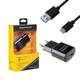 Мережевий зарядний пристрій Grand-X (1USBx3А) QC3.0 Black (CH-550TC) + кабель USB-TypeC - зображення 1