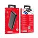 Павербанк із швидкою зарядкою 10000mAh BOROFONE BJ42 |USB/Type-C, 22.5W+20W| Чорний - зображення 2