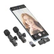 Беспроводная микрофонная система BOROFONE BFK12 Trophy lavalier dual-mic (iP/Type-C) Black - изображение 7