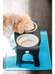 Миска подвійна для собак і котів Dexas Adjustable Height 2хPet Feeder з регульованими ніжками 960 мл Сірий (PW120432429) - зображення 4