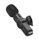 Бездротова мікрофонна система BOROFONE BFK12 Trophy lavalier (Lightning) Black - зображення 4