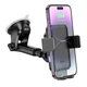 Держатель HOCO Climber smart wireless charging Car holder HW9 |15W| черный - изображение 4