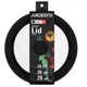 Кришка універсальна для каструлі та сковорідки Ardesto Black Mars Smart 24/26/28см скло силікон (AR2428UL) - зображення 1