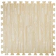 Мягкое модульное напольное EVA покрытие из пазлов Sticker Wall 600x600x10мм песочное дерево (0648) - изображение 12