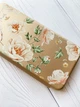 Чехол-книжка с рисунком для Samsung Galaxy A73 5G Золотой :: Цветы пастельные (принт 277) - изображение 3