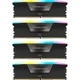 Модуль пам'яті для комп'ютера DDR5 96GB (4x24GB) 6000 MHz Vengeance RGB Black Corsair (CMH96GX5M4B6000C30) - зображення 1