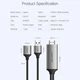 Адаптер-перехідник Ugreen аудіо- відео- конвертер USB to HDMI Digital AV 1.5 м Grey (YM1242) - зображення 9