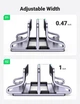 Настольная вертикальная двойная подставка для ноутбука Ugreen Silver (YM1751) - изображение 4