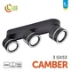 Спот SP CAMBER 3 GX53 BK - зображення 1
