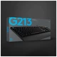 Клавіатура Logitech G213 Prodigy Ukr USB Black (920-010740) - зображення 5