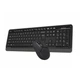 Комплект (клавиатура, мышь) беспроводной A4Tech FG1012 Black USB - изображение 4