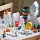 Шаблон города из 10 частей из картона IKEA МОЛА, белый, 704.953.47 - изображение 6