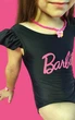 Купальник детский слитный с надписью Barbie 152-158 черный - изображение 3