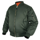 Куртка Бомбер летная US BASIC MA1 FLIGHT JACKET Олива 2XL - зображення 5