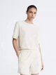 Футболка оверсайз жіноча Calvin Klein 123854030 XL Молочна (1159795727) - зображення 1