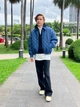 Куртка демисезонная женская Uniqlo 630737293 XL Синяя (1159795603) - изображение 4