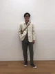 Куртка демисезонная мужская Uniqlo 216048678 L Бежевая (1159795705) - изображение 12