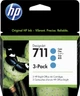 Картридж HP 711 DesignJet T120/T520 Cyan 3-Pack (CZ134A) - изображение 1