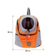 Рюкзак-переноска Venxius D-07 Orange M для кошек и собак - изображение 5