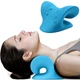 Масажна подушка для шиї та спини (Релаксатор) Massage Pillow PU (blue) - зображення 1
