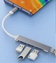 Адаптер Перехідник Type-C 3.1 на USB 3.0 для MacBook iMac Bodasan Gray (W050722) - зображення 2