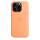Чехол противоударный силиконовый OEMG Guard Shockproof Silicone Case with MagSafe для Apple iPhone 15 Pro (6.1") Orange Sorbet (MT1W3ZM/A) - изображение 4