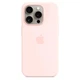 Чохол силіконовий Wave Premium AAA Silicone Case with MagSafe для Apple iPhone 15 Pro Light Pink - зображення 1