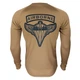Лонгслів KRAMATAN AIRBORNE FORCES OF UKRAINE Койот XXL - зображення 4