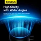Зеркало заднего вида для пассажиров Baseus wide viewing angle (C11537200111-00) black - изображение 6
