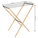 Сушарка для білизни з бамбуку підлогова Casa Si Bamboo Dryer S Braun (CS92303W06) - зображення 3