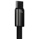 Кабель Baseus Type-C Tungsten Gold Fast Charging Data Cable 100см 100W (CAWJ000001) black - зображення 3