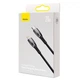 Кабель Baseus Type-C to Lightning Glimmer Series Fast Charging Data Cable 1м 20W CADH000001 black - изображение 4