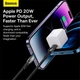 Кабель Baseus Type-C to Lightning Glimmer Series Fast Charging Data Cable 1м 20W CADH000001 black - изображение 8