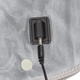 Электрогрелка для плеч шеи с вибрацией регулировкой по длине работой от USB плюшевая микрофибра 50x43x1 см (479426-Prob) - изображение 6
