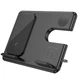Бездротова зарядка Qi 3в1 HOCO CQ2 Flash folding QI |27W Max| Док-станція для iPhone + iWatch + Airpods Black - зображення 3