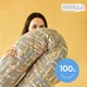 Подушка для вагітних і годування U-подібної форми ТМ PAPAELLA 30х190 см з ґудзиком акварель беж - зображення 7