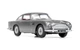 Сборная модель 1/43 автомобиль Aston Martin DB5 Стартовый набор Airfix A55011 - изображение 4