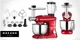 Побутовий кухонний комбайн Mozano Kitchen Assistent RED 2300 Вт - зображення 8