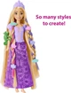 Кукла Mattel Disney Princess Rapunzel Рапунцель Фантастические прически (HLW18) - изображение 8