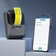 Портативный принтер этикеток UKRMARK UP27GY Bluetooth, серый, для печати на этикетках и термобумаге - изображение 2