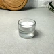 Круглий скляний підсвічник зі свічкою Uniglass - зображення 2